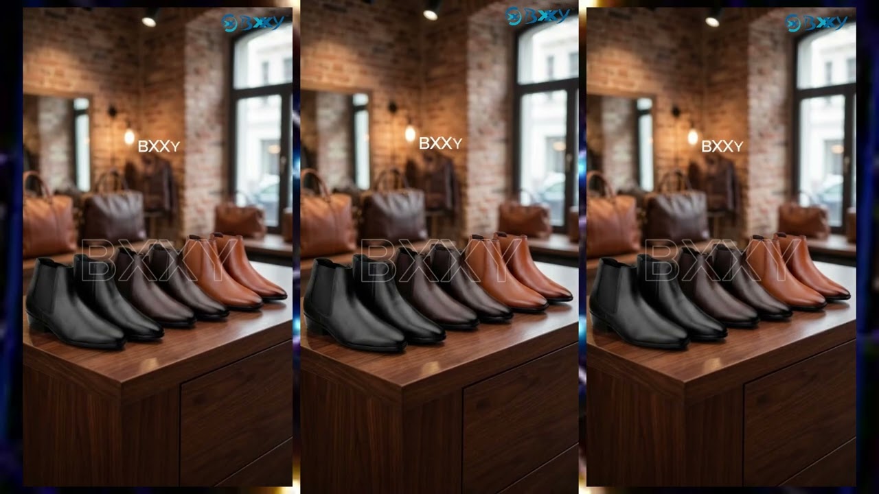 Men’s 9CM Elevator Chelsea Boots | Premium Hidden Height Increase Shoes | Gain Hidden Height