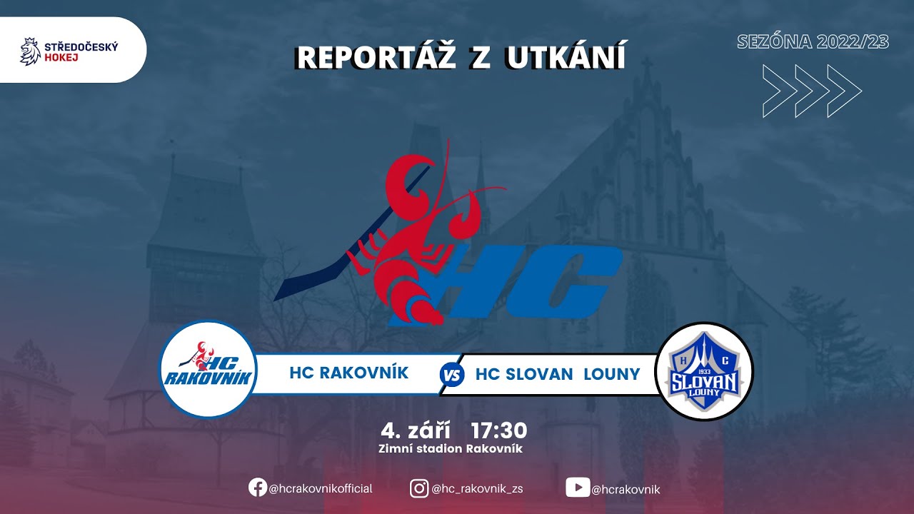 HC Rakovník vs. Slovan LOUNY - přátelské přípravné utkání. 9:5