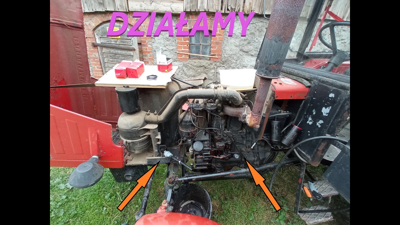 Władimirec T25 - wymiana filtrów paliwa i przewodów