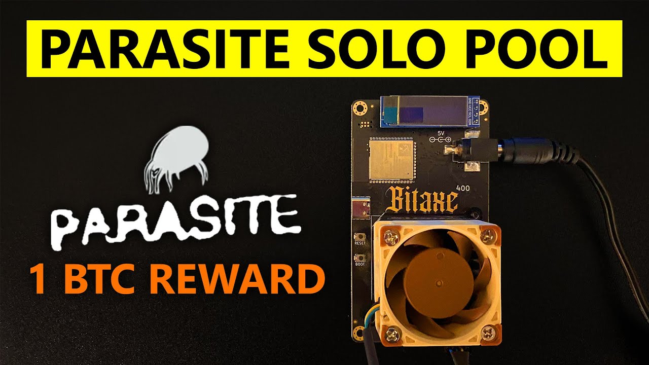 How To Connect Your Bitaxe To Parasite Pool 1 BTC reward While Solo Mining