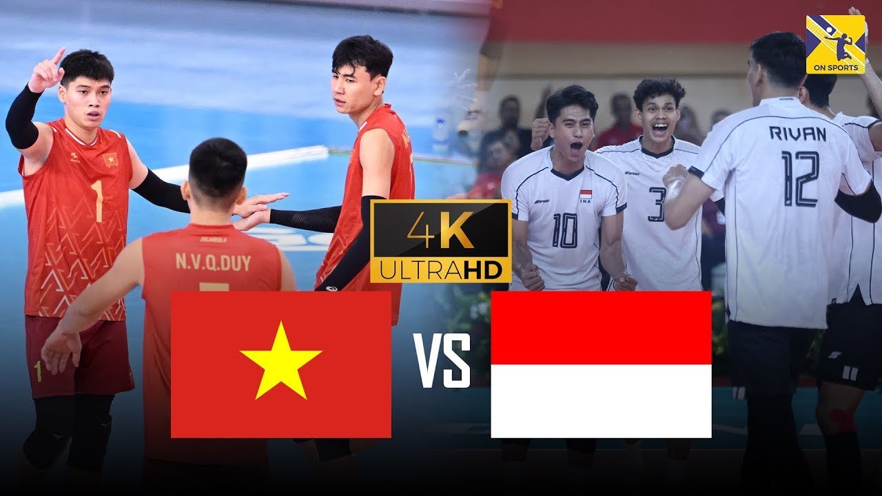 Full 4K | VIỆT NAM vs INDONESIA | Đại chiến rực lửa Ngọc Thuân - Rivan, rượt đuổi tỉ số kịch tính
