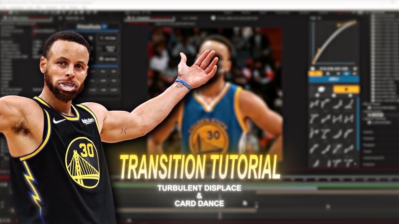 CARD DANCE AND TURBULENT DISPLACE TRANSITION TUTORIAL AFTER EFFECTS