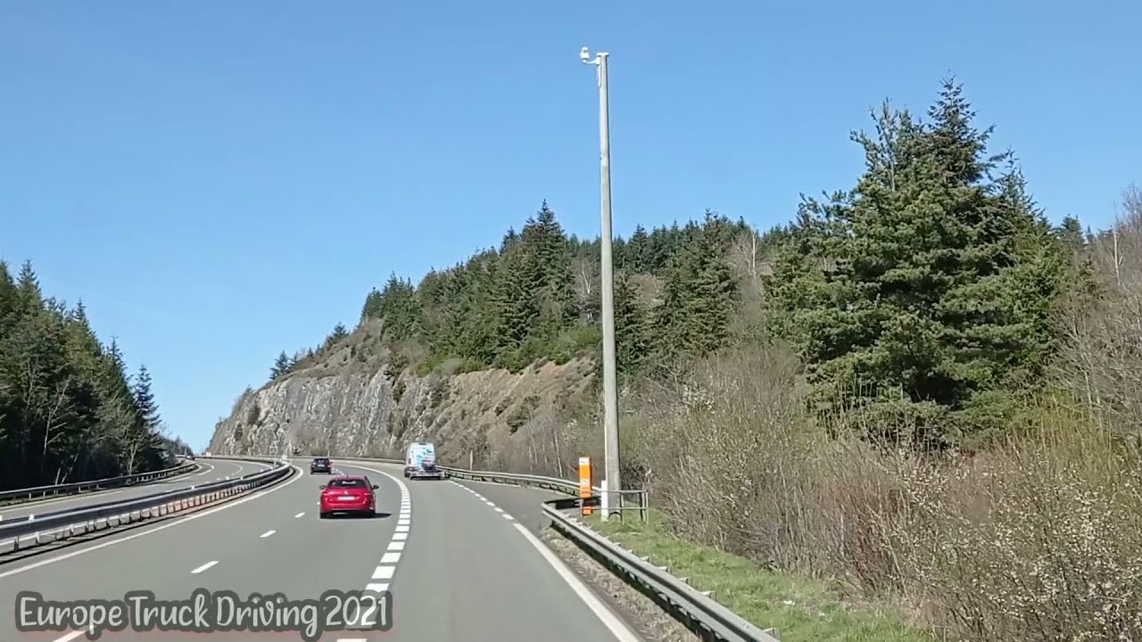 Cabin Truck View/La Transeuropéenne,Highway of Centre Du France...