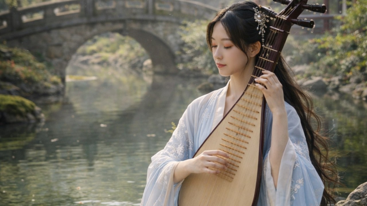 Peaceful Garden of the Golden Strings