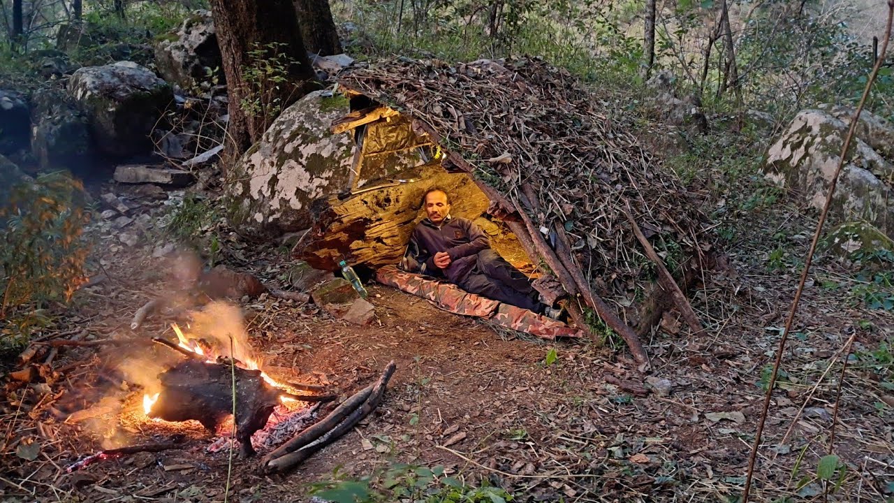 Bushcraft SHELTER! Build a Life-Saving Debris Hut | Solo Survival Camping 
