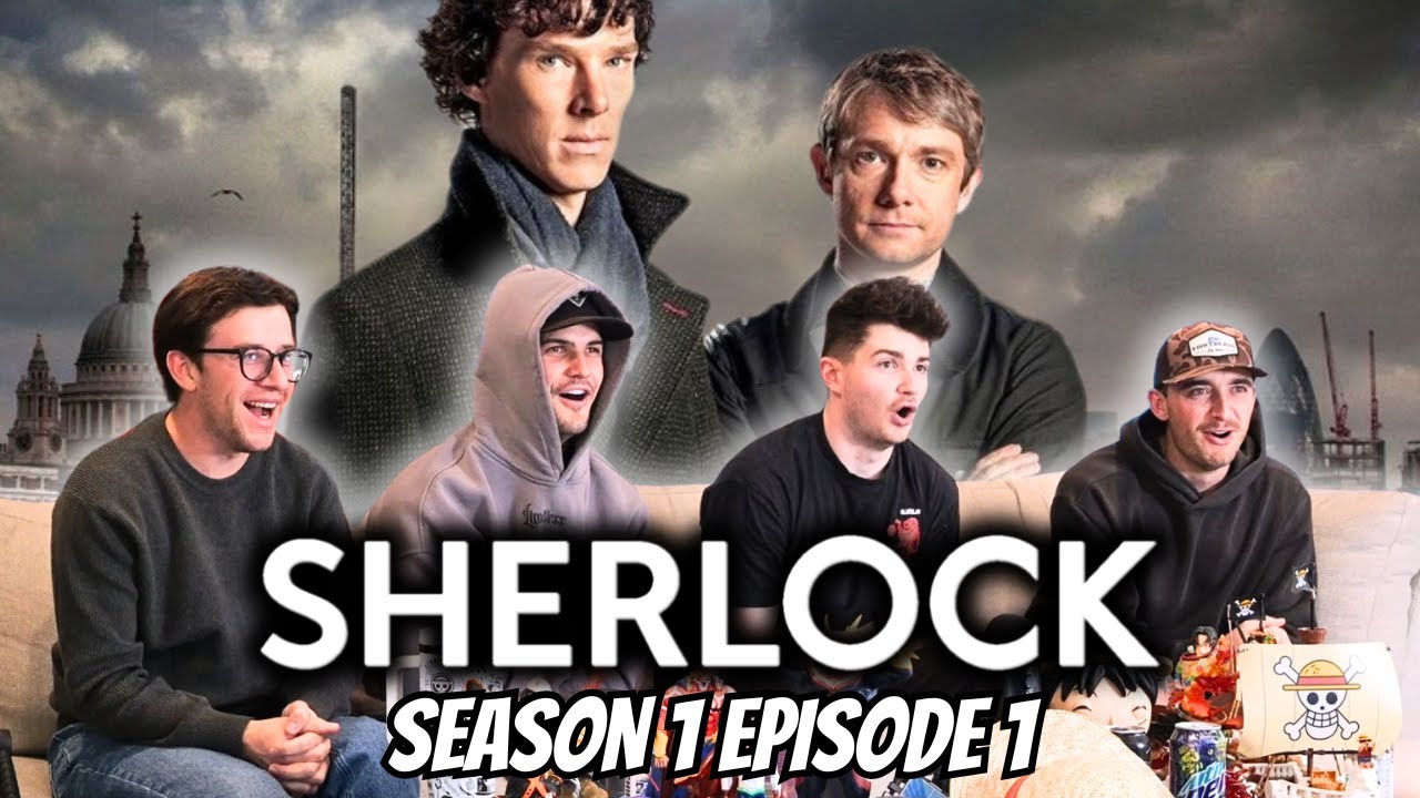 Our FIRST Sherlock Holmes Experience...*SHERLOCK* Season 1 Episode 1 | FIRST TIME REACTION