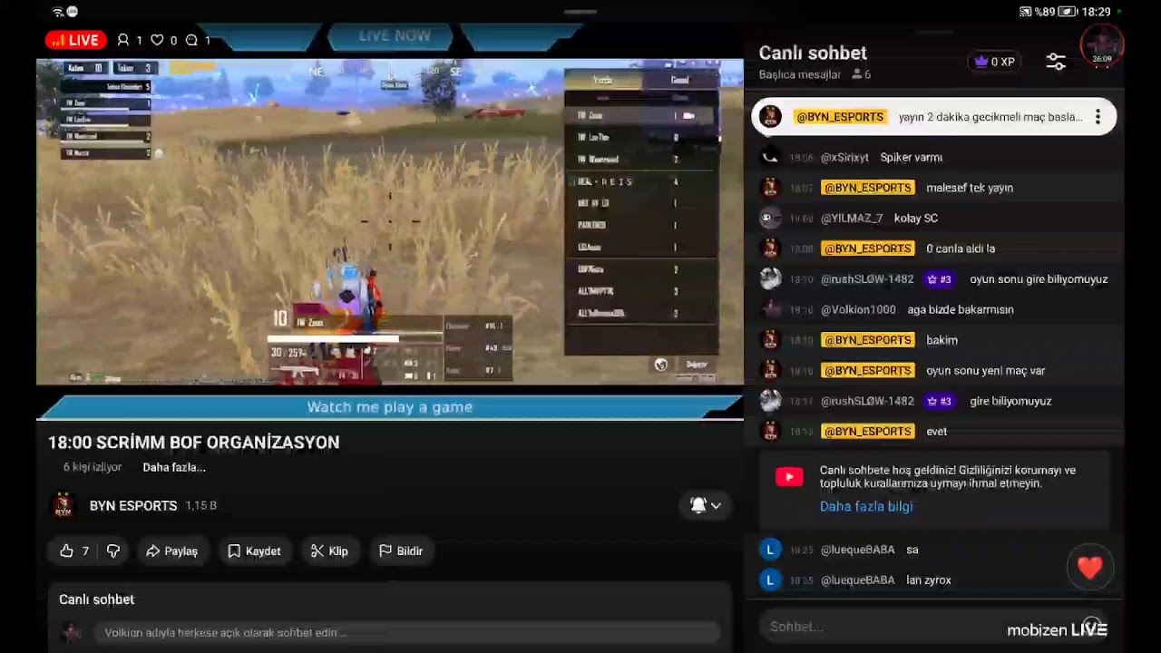 scrimdeyizzz Volkion Canlı yayını