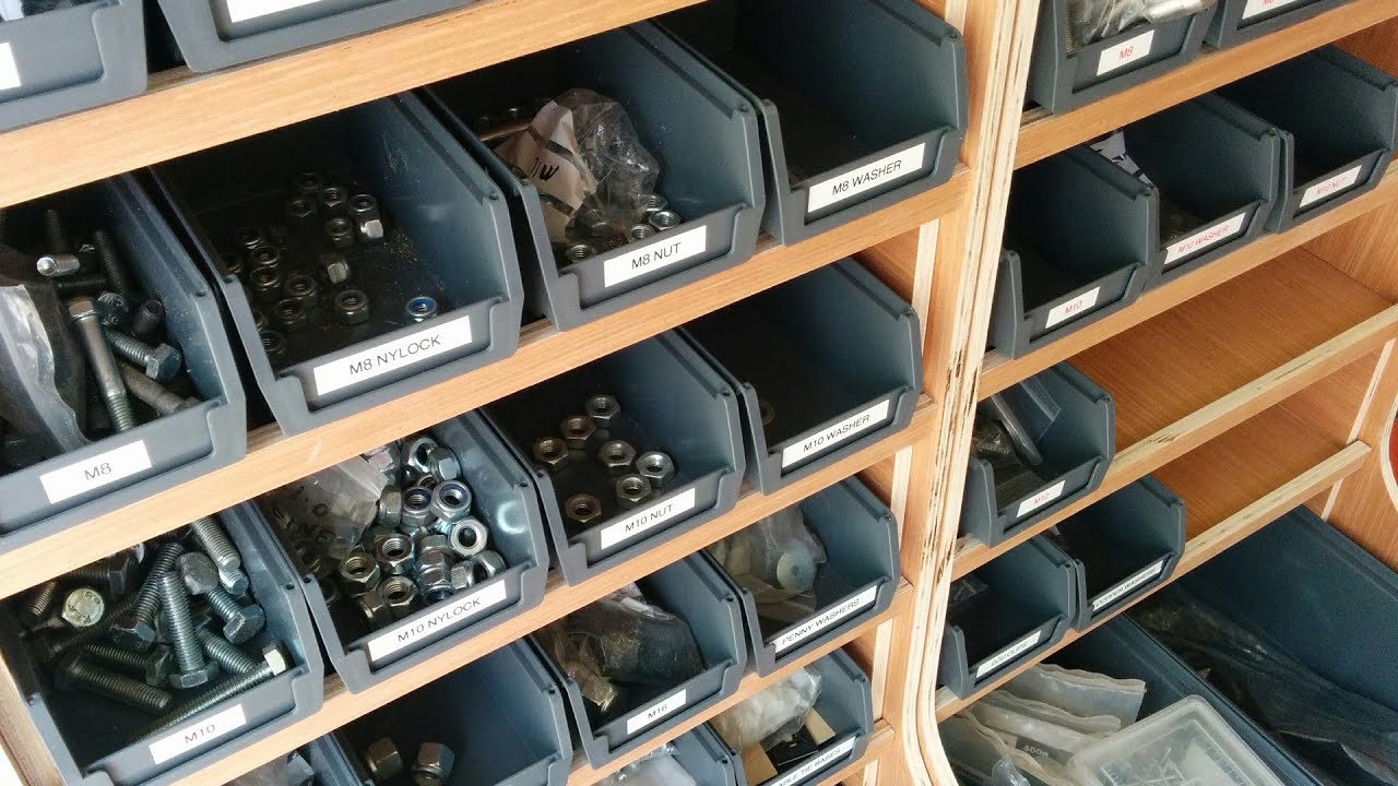 Making Workshop Small Parts and Hardware Storage