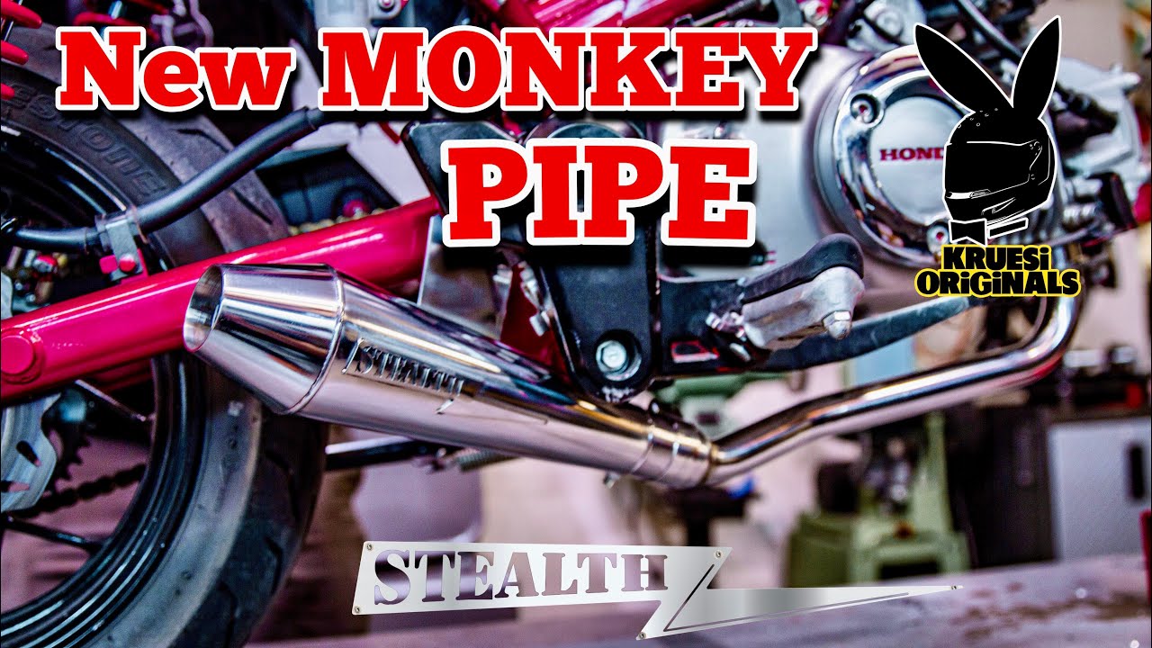 Второй стиль выхлопа Honda Monkey от @kruesioriginals