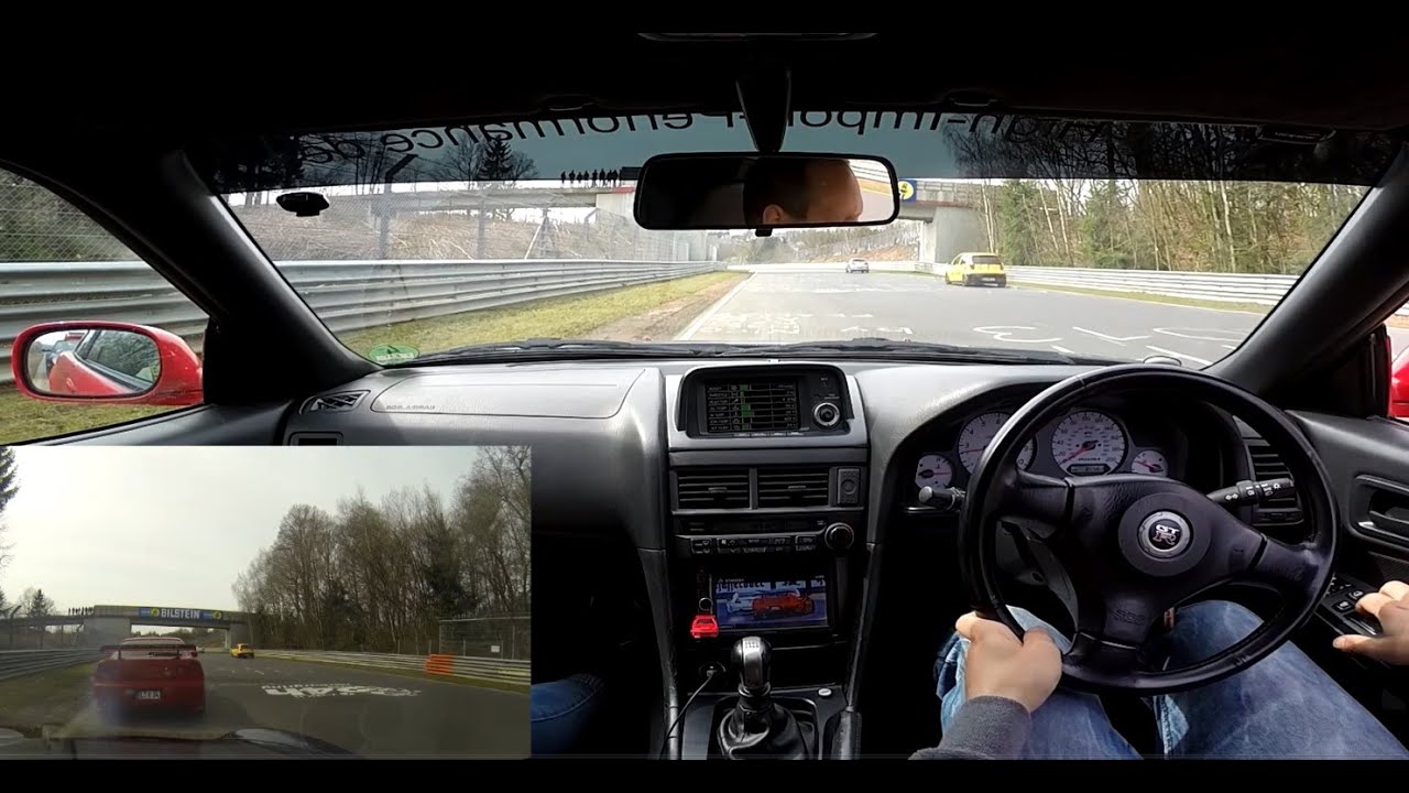 CarFreitag 2015 - Nissan Skyline R34 GTR vs Porsche Carrera 4S