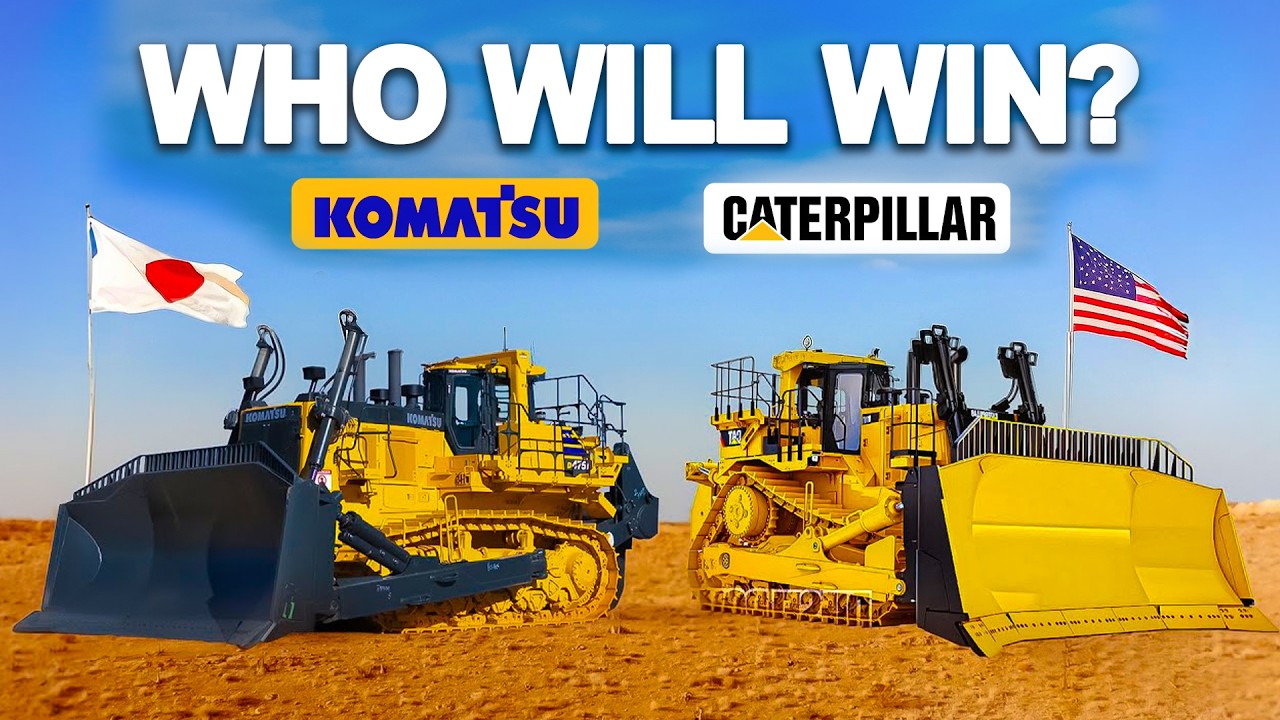Komatsu vs Cat Bulldozer: The Ultimate Showdown! Who Wins?