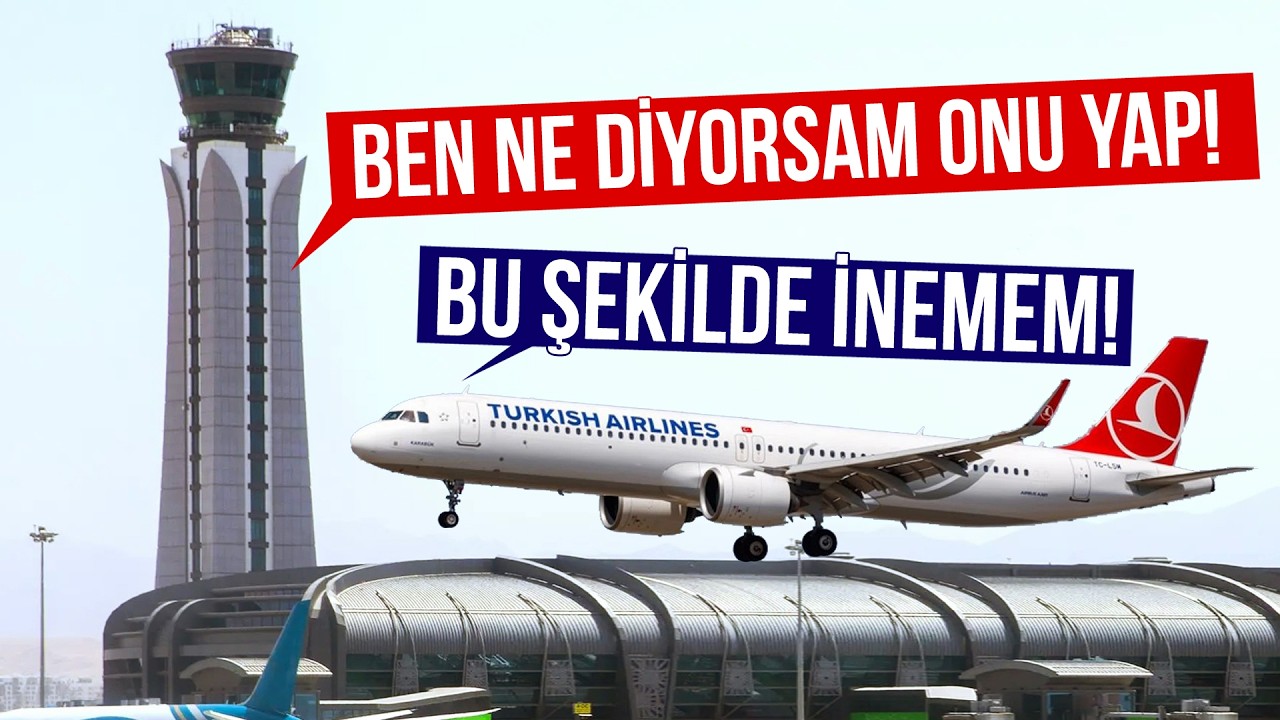THY PİLOTU VE KULE İRTİFADA ANLAŞAMADI | Kaptan Baha