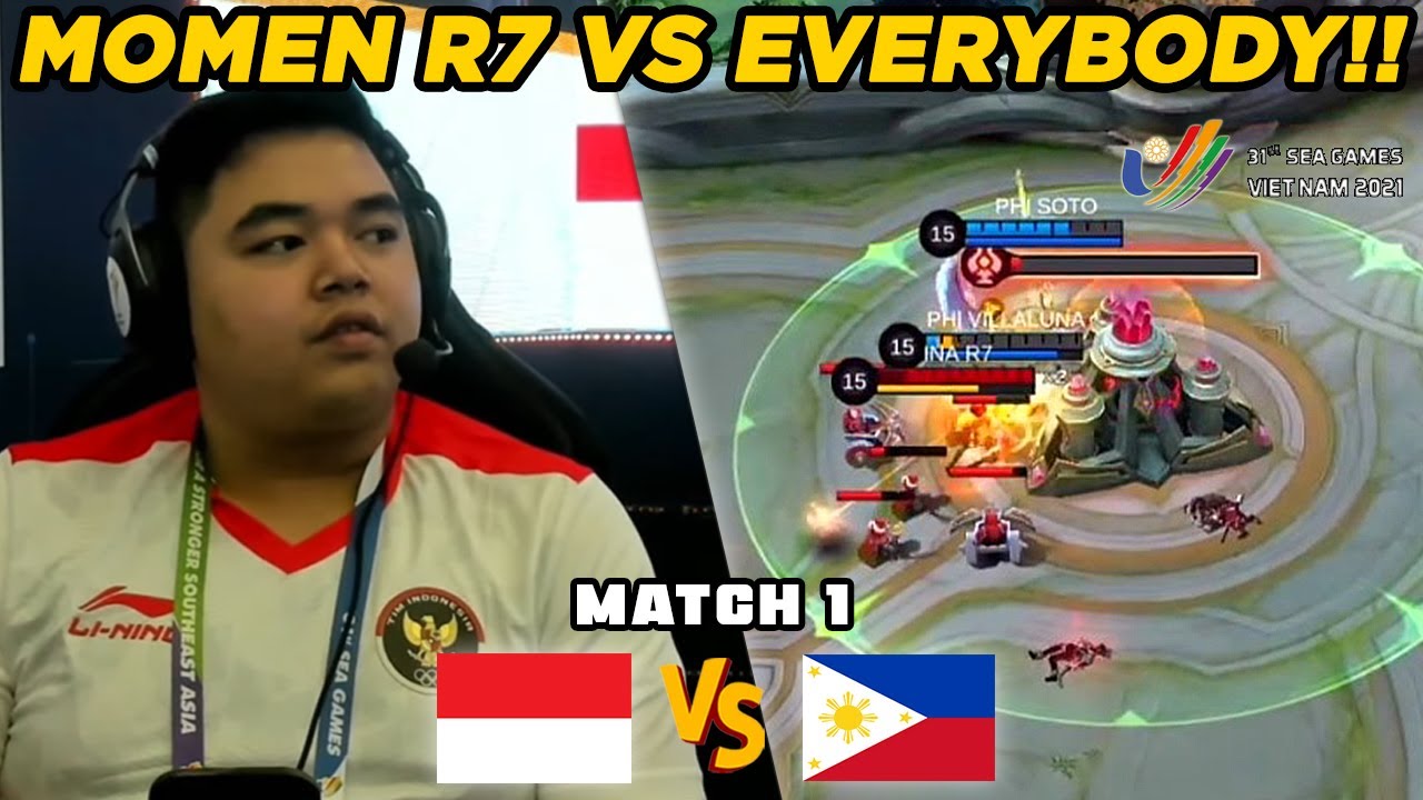 MATCH PEMBUKA GRAND FINAL!! MASHA R7 DEFEND BASE BIKIN MERINDING!! - Indonesia VS PH Match 1