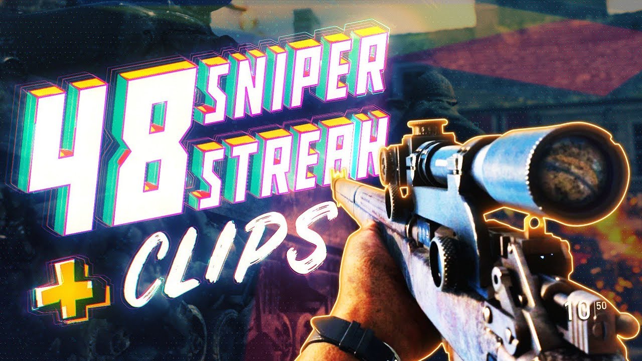 MY BEST GAME ON WW2. (48 SNIPING STREAK)