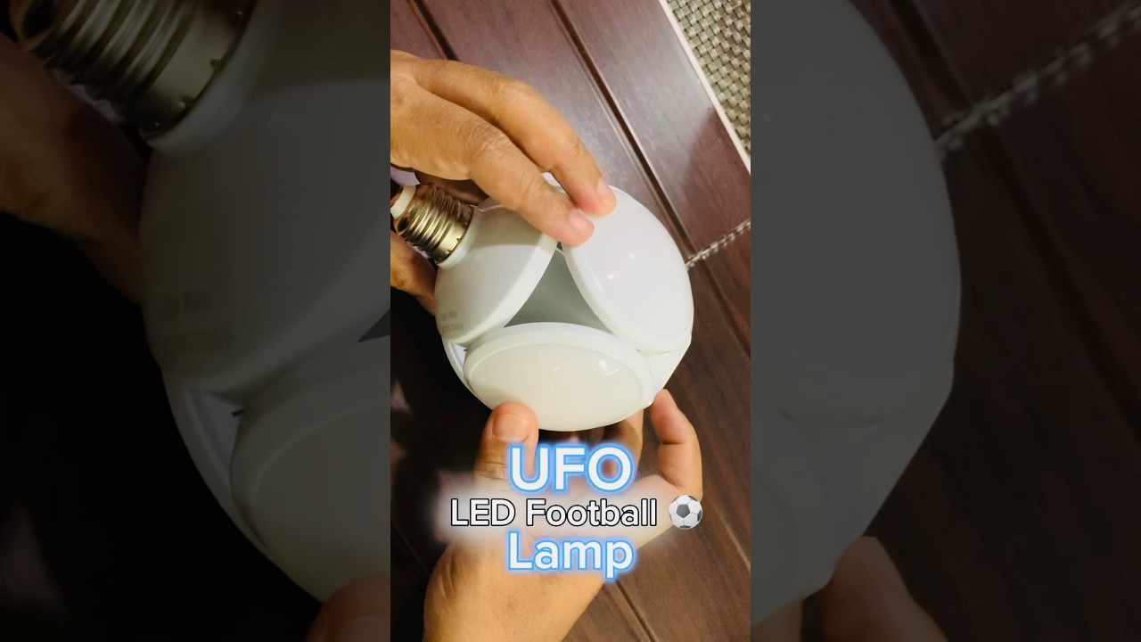 LED Football UFO Lamp - New LED Concept #ledbulb #ledlights #led
