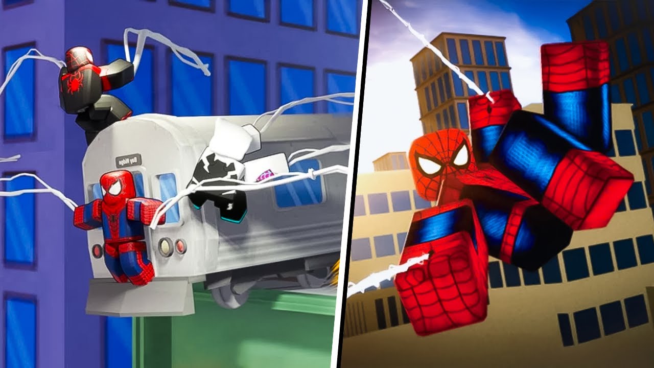 TESTANDO OS MELHORES JOGOS DE HOMEM ARANHA DO ROBLOX