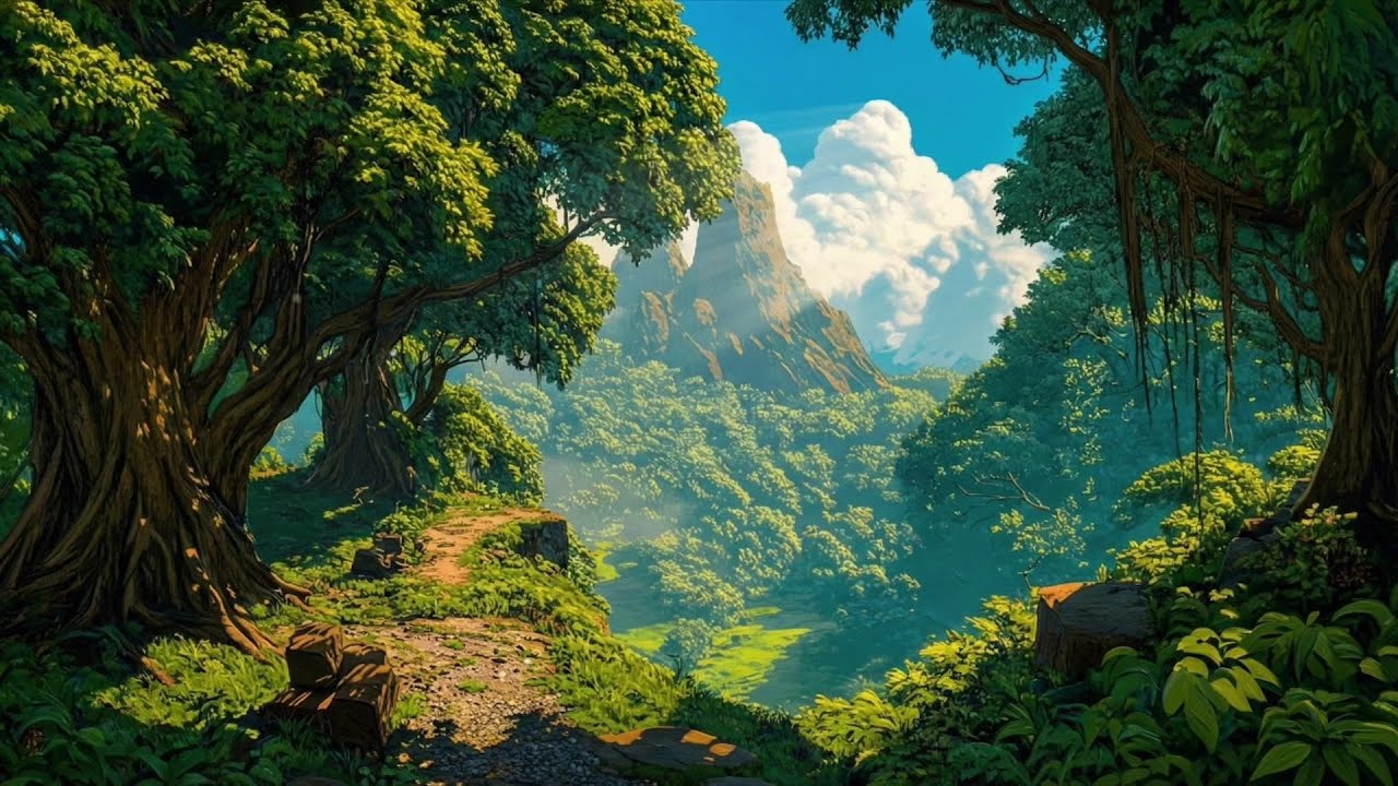 Beautiful Green Valley Melodies  | Calm Ambient Music for Relaxation, Study & Healing | 5 hours