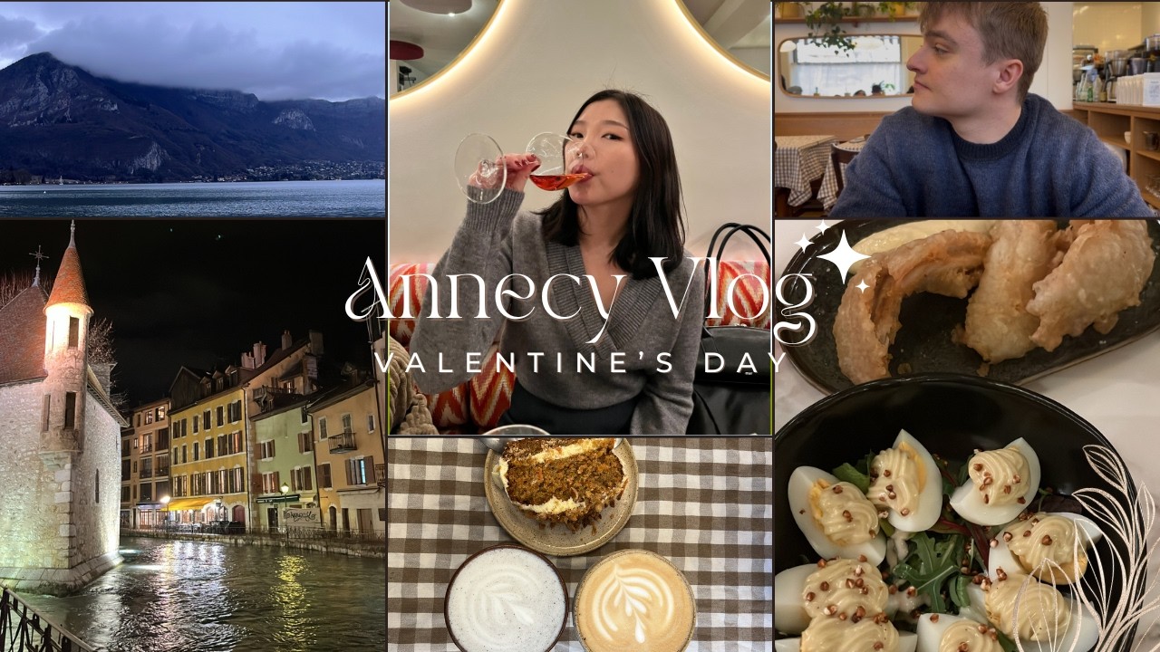 📍Swiss🇨🇭| Annecy Day Trip🇫🇷 | 발렌타인 데이에 프랑스 소도시, 안느시로 떠난 하루 💌 🚌