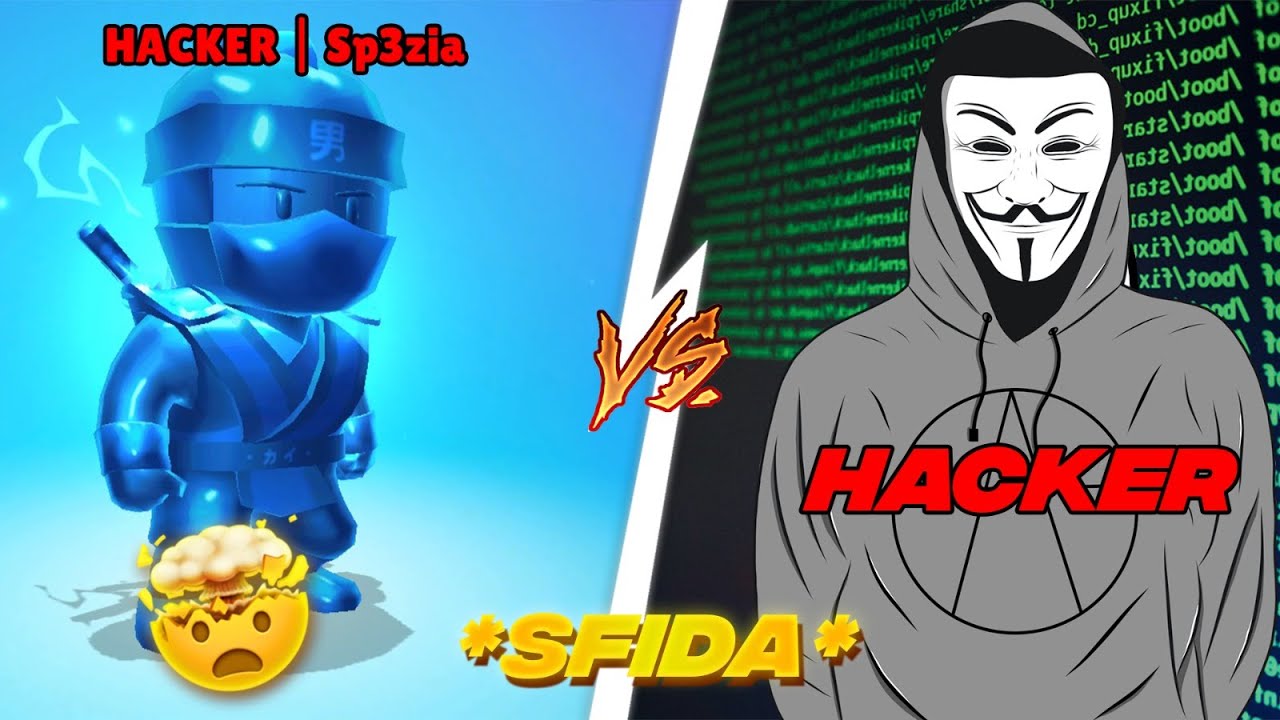 HACKER MI SFIDA 1v1 su Stumble Guys!