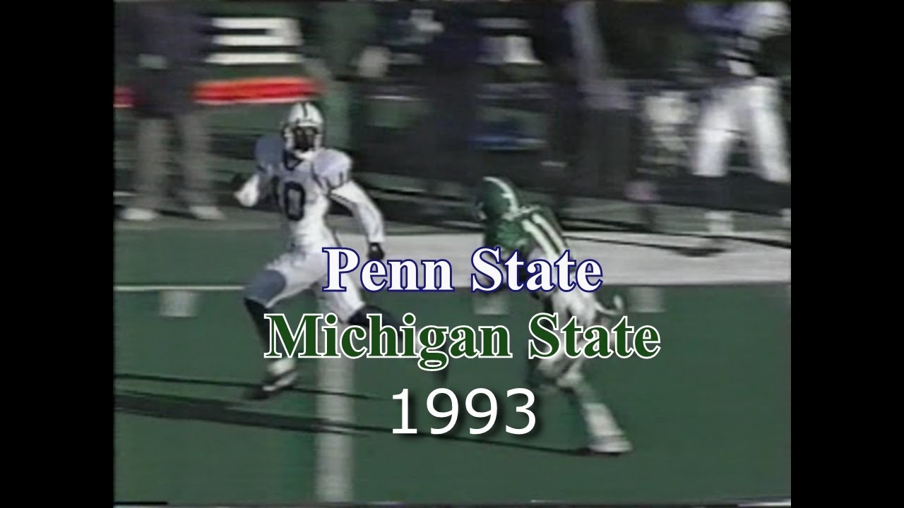 Penn State at Michigan State 1993 GAME STORY