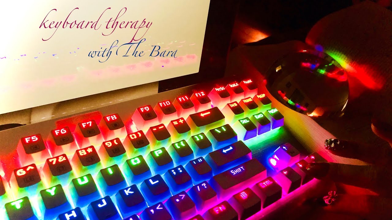 ASMR Keyboard Therapy w/the Bard - NO TALKING - Study, Typing Sounds & Sights - SO TINGLY!