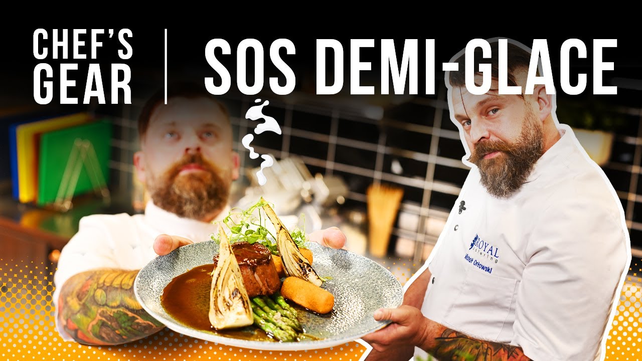 Jak zrobić sos Demi-Glace? Masterclass! Polędwica na szparagach z puree | Chef's Gear Polska