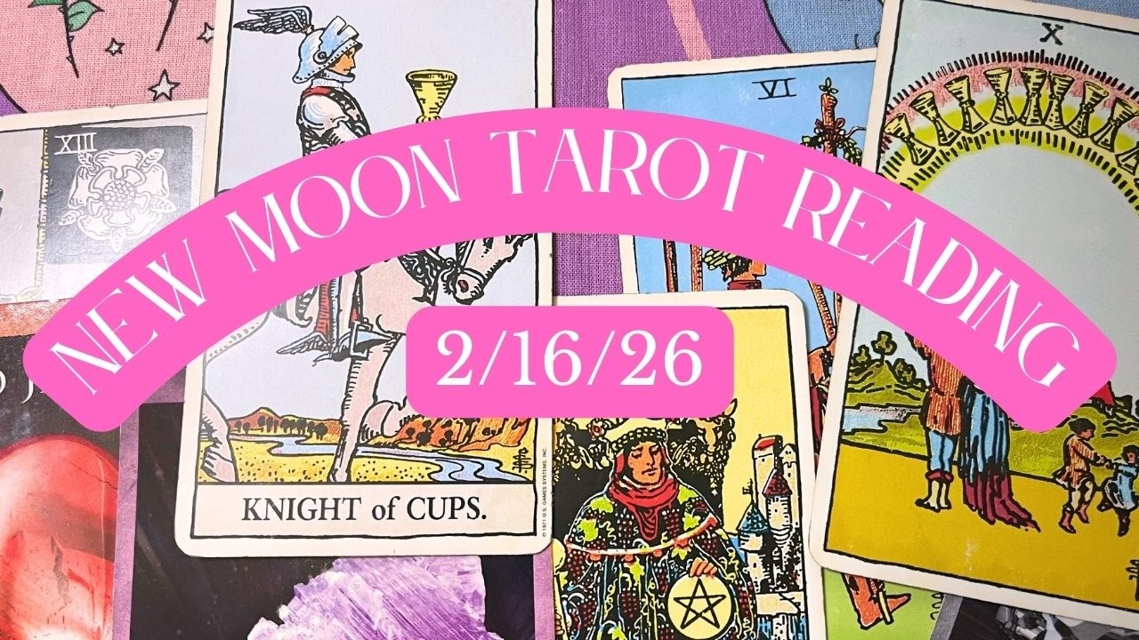 new moon in Aquarius tarot reading 2/16/26: how to manage eclipse season's energy