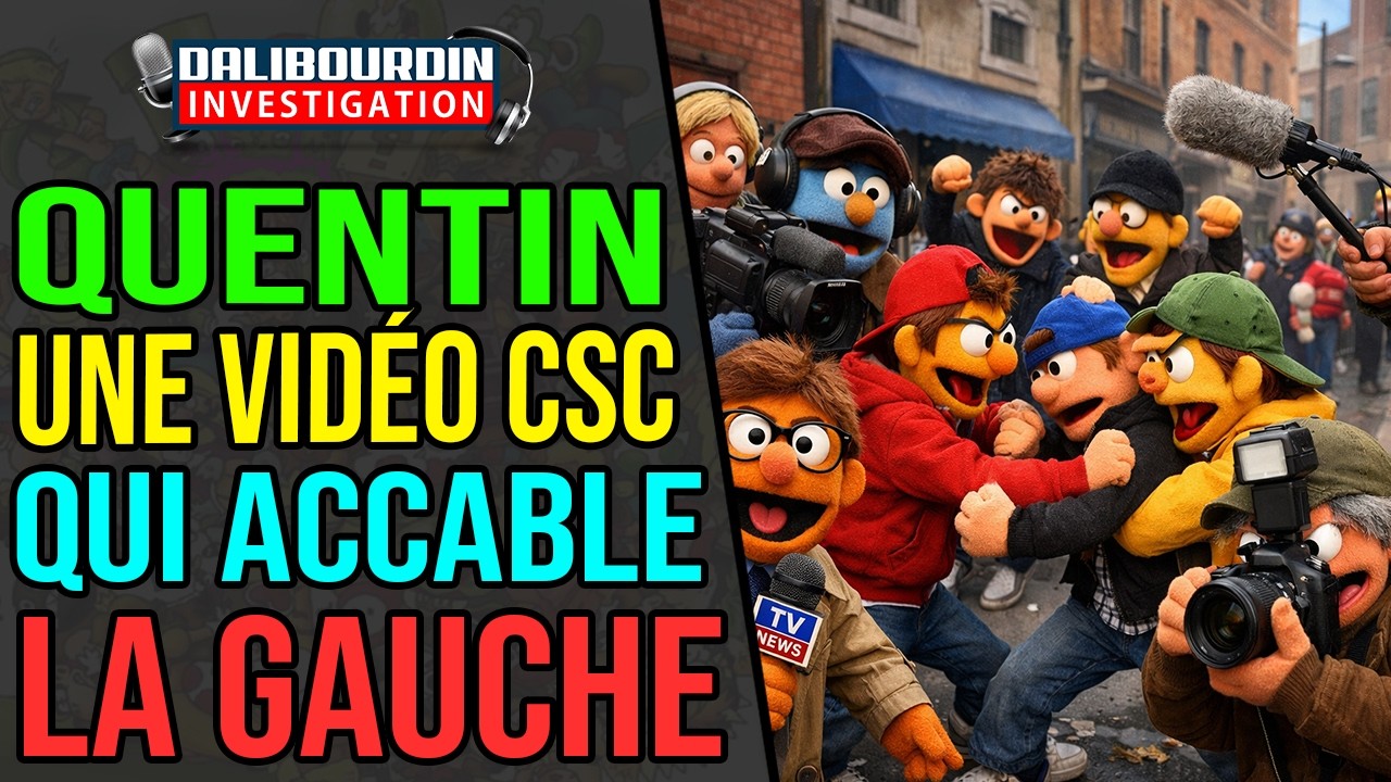 QUENTIN - LE PLUS GROS CSC DES ANTIFA GAUCHISTE QUI DIFFUSE UNE VID&Eacute;O ACCABLANTE