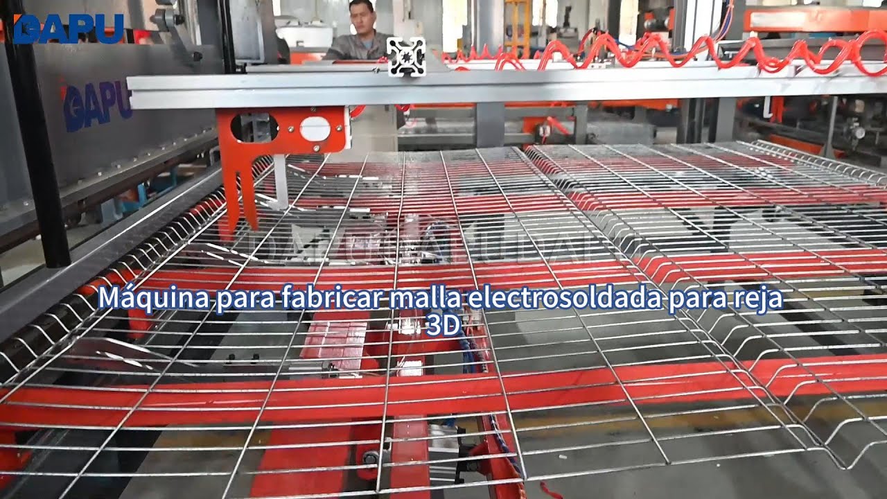 Máquina para fabricar malla electrosoldada 3D más producción, menos costos y calidad que marca la di