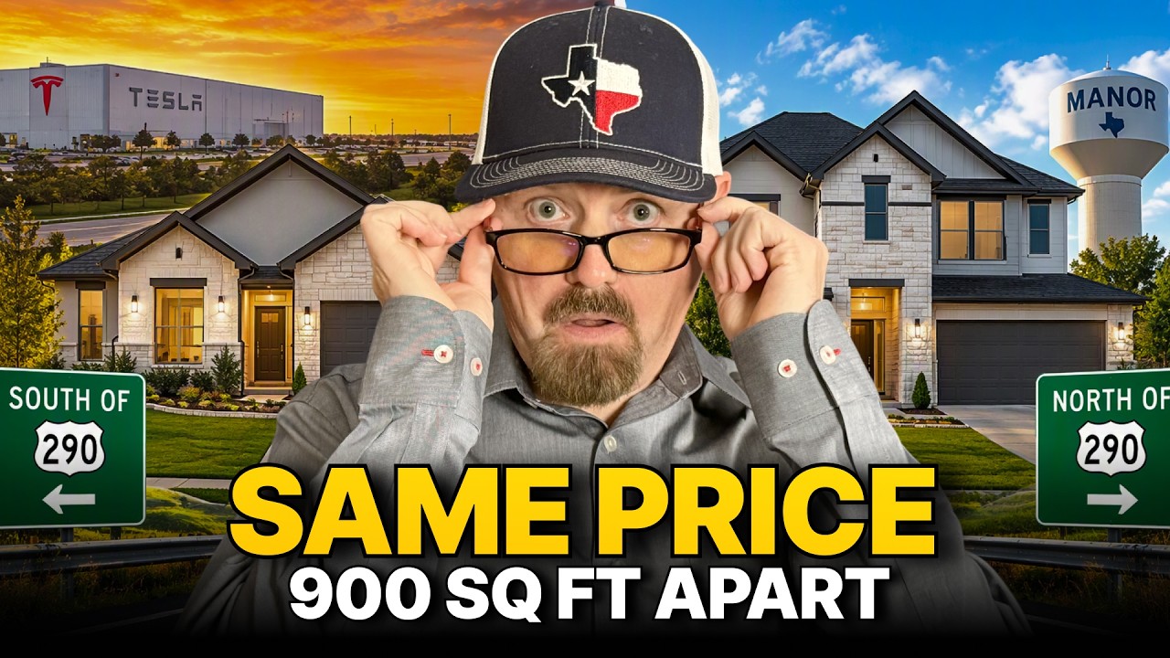 Manor, TX New Construction: Pay More Now or Pay More Every Year? (North vs. South of 290)