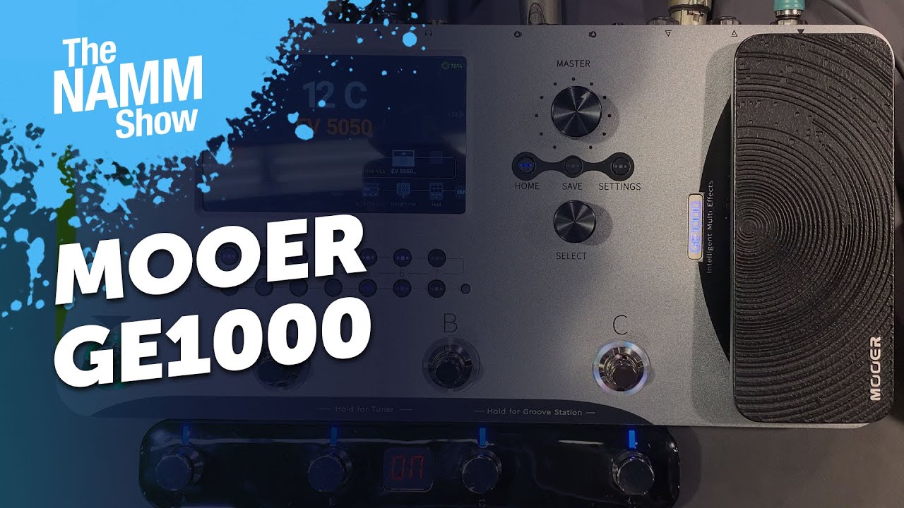 NAMM 2024: MOOER GE1000 - Sound Demo (no talking)