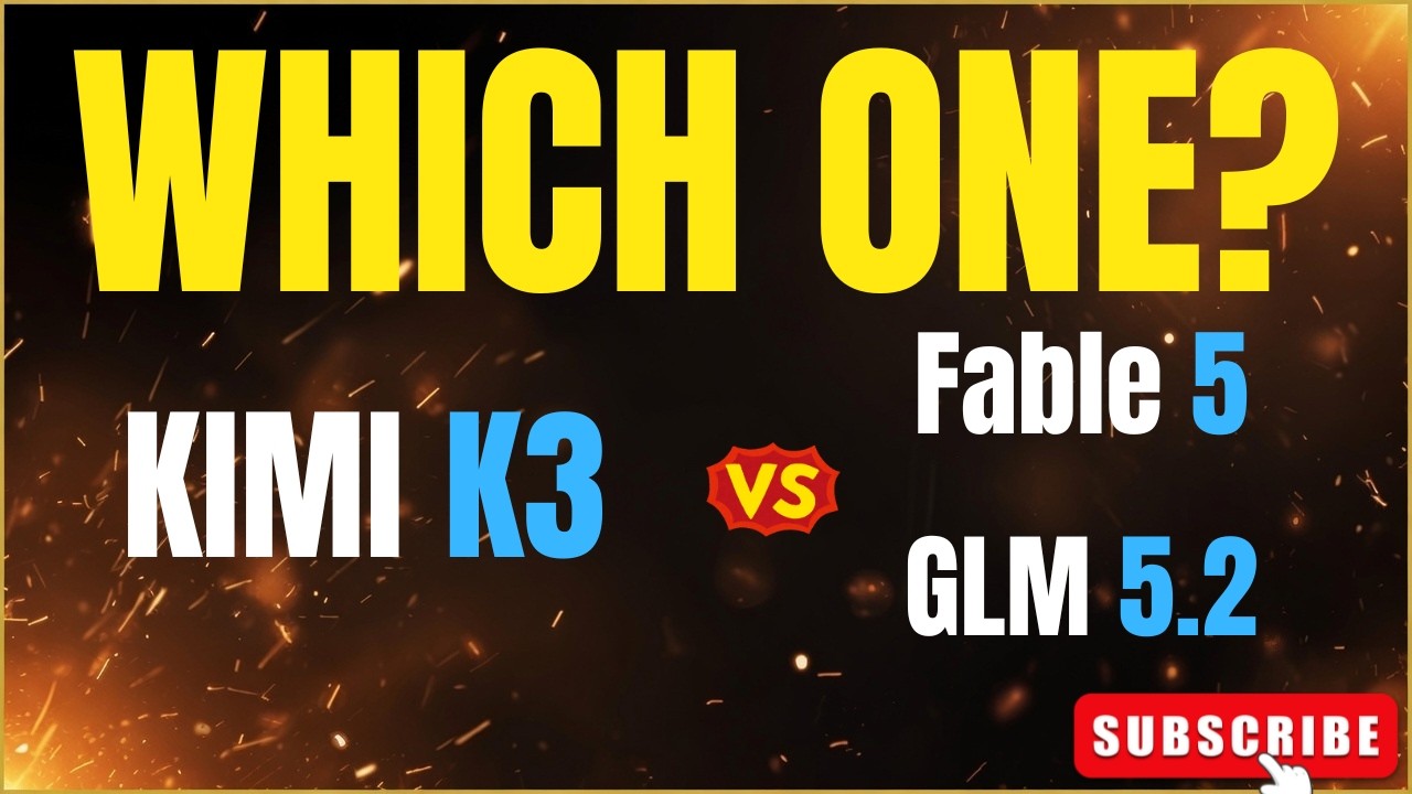 Kimi K3 против Fable 5 против GLM 5.2 &mdash; незабываемая битва