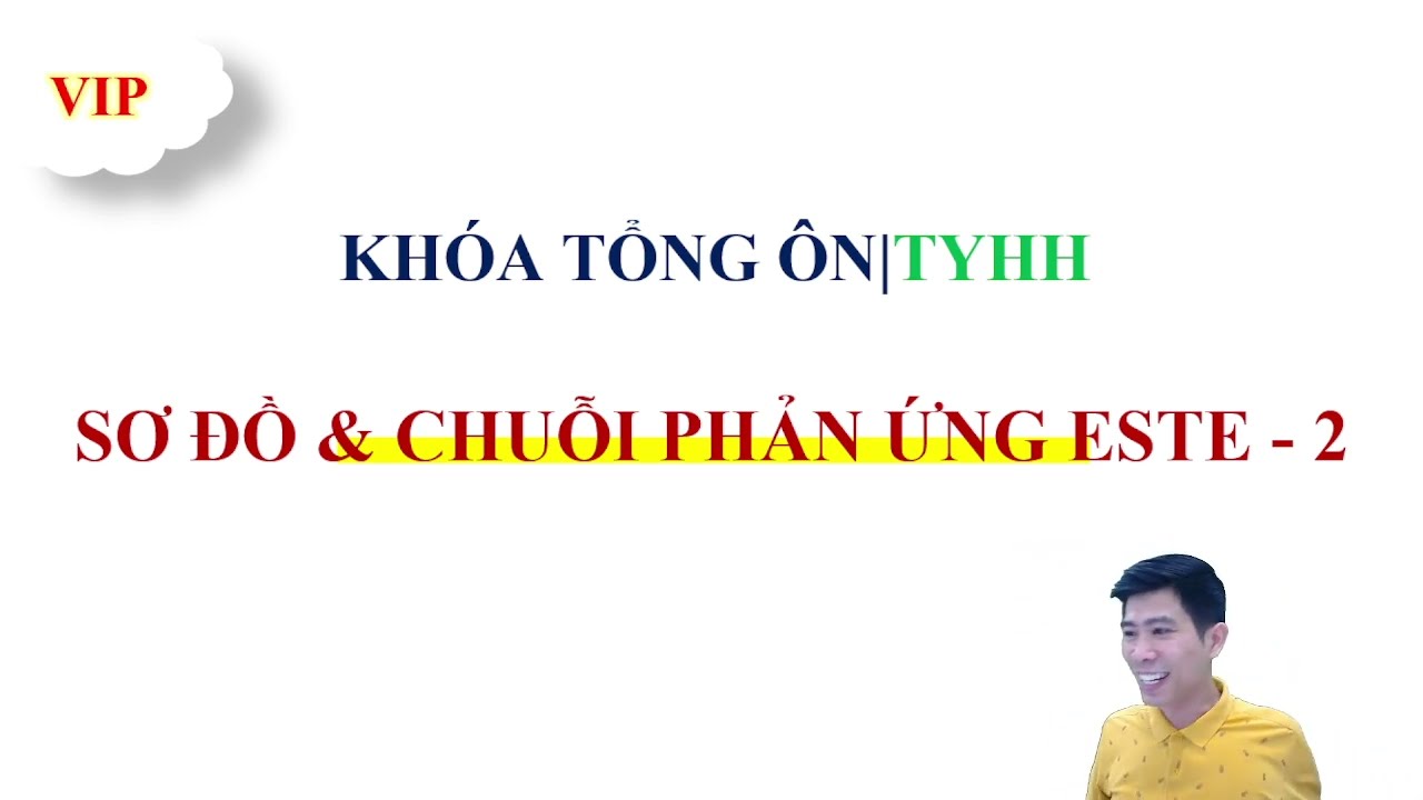 BIỆN LUẬN CÔNG THỨC CẤU TẠO VÀ SƠ ĐỒ CHUỖI PHẢN ỨNG ESTE