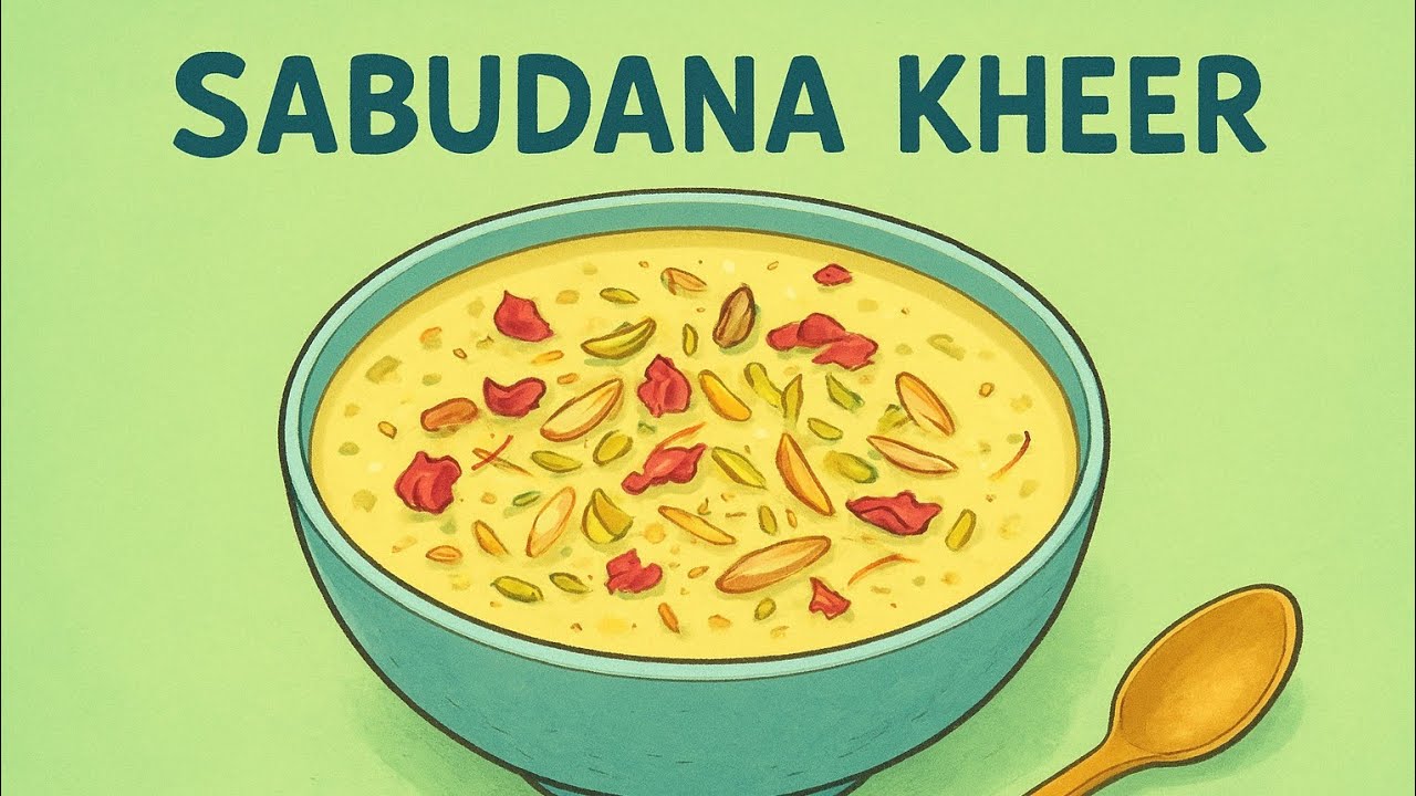 Sabudana Kheer Recipe 😋 | Creamy & Delicious Sago Pudding | Easy Indian Dessert🥣