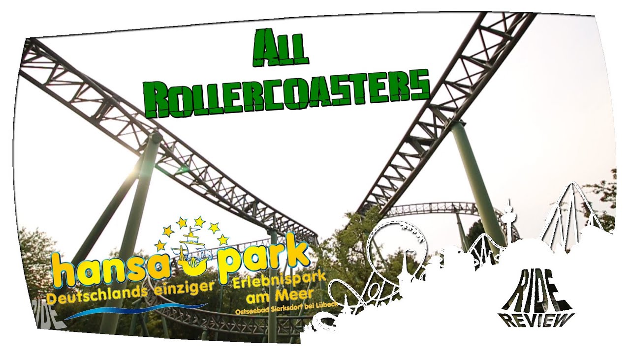 All Rollercoasters: Hansa Park (Sierksdorf, Germany)