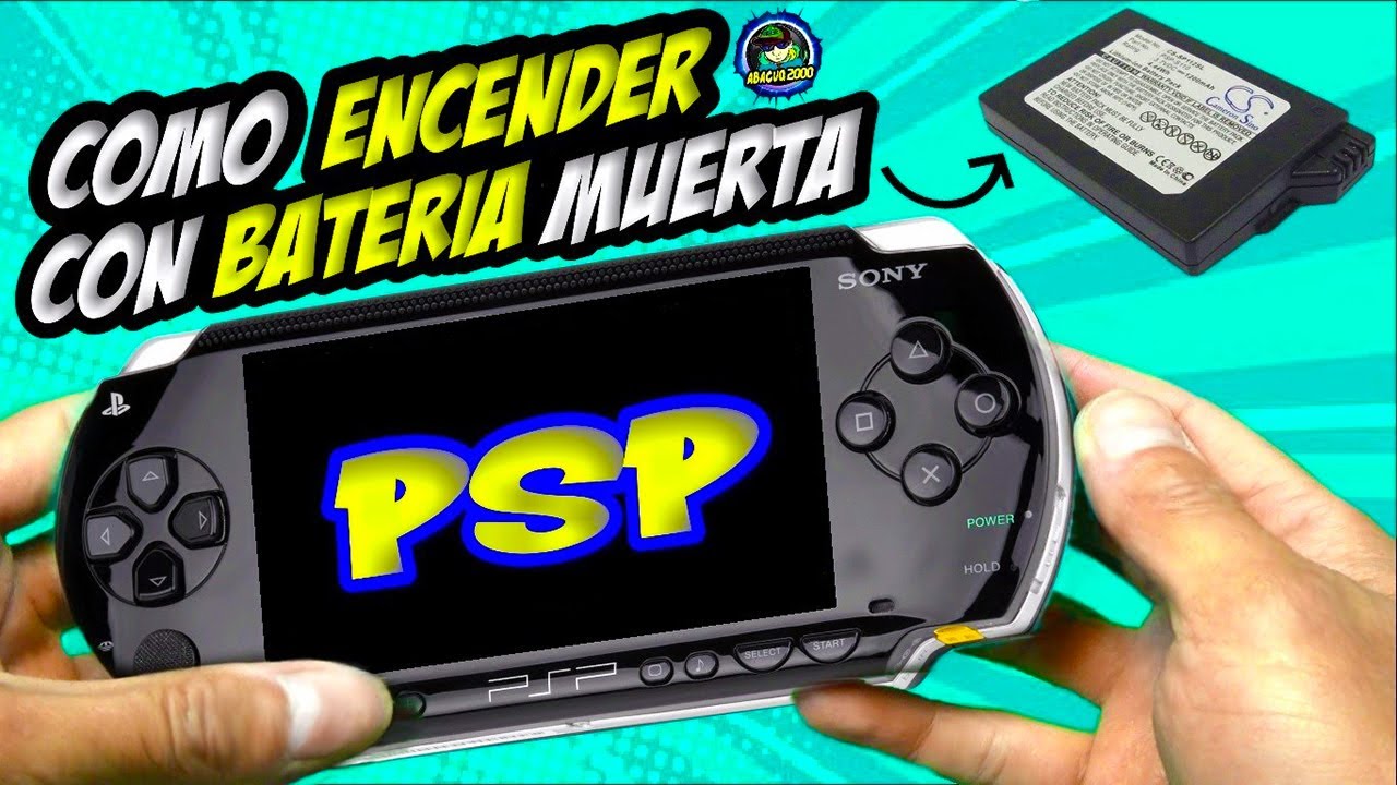 COMO ENCENDER TU PSP SI LA BATERÍA ESTA MUERTA & COMO REVIVIR LA BATERÍA TUTORIAL abacuq2000