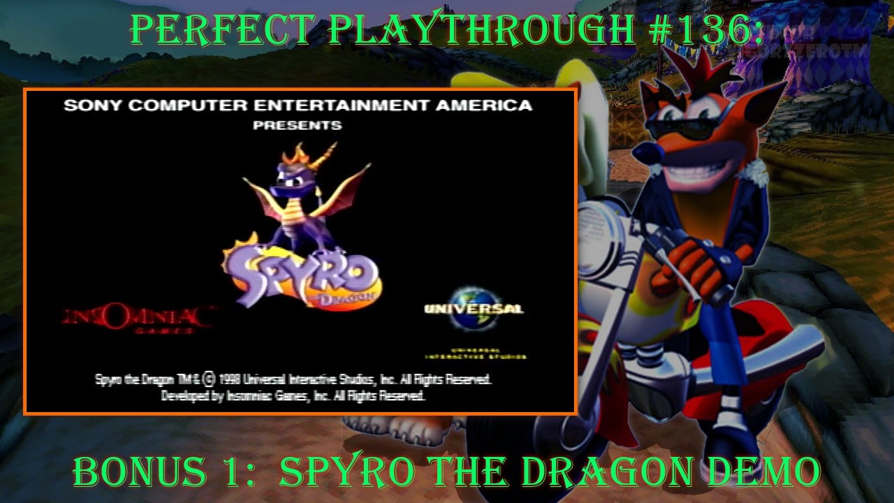Crash Bandicoot Warped Bonus 1:  Spyro the Dragon Demo