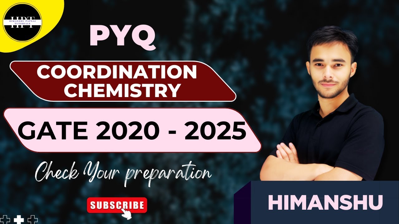 Coordination Chemistry ||PYQ || Tricky Question ||CSIR NET || GATE (CY) || JAM || Chemical Sciences.