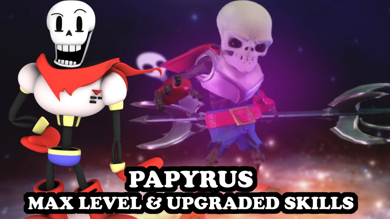 Skylanders Imaginators - Papyrus from Undertale MAX LEVEL & UPGRADED SKILLS - GAMEPLAY