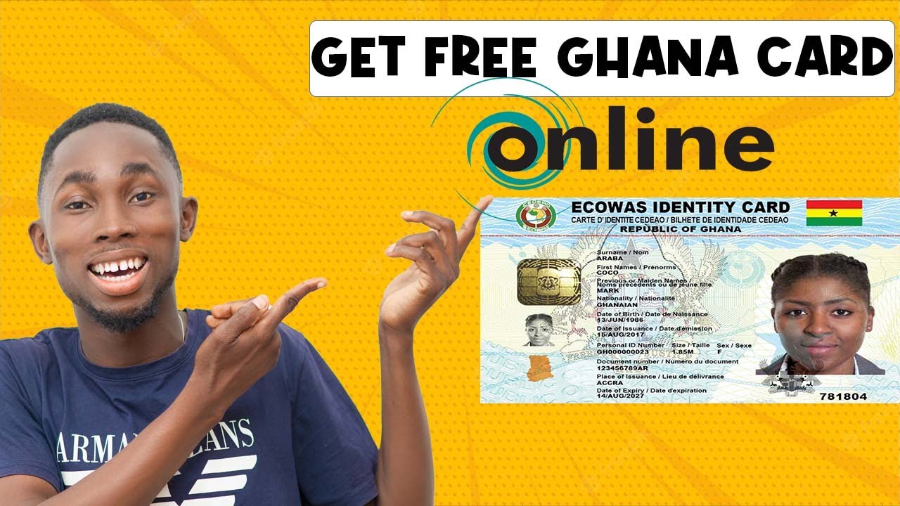 How to apply for Ghana Card Online | Instant and Faster