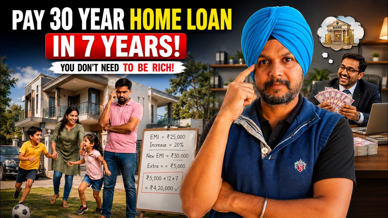 HOW TO PAY 30 YEAR HOME LOAN IN 7 YEARS || NO NEED TO BE RICH