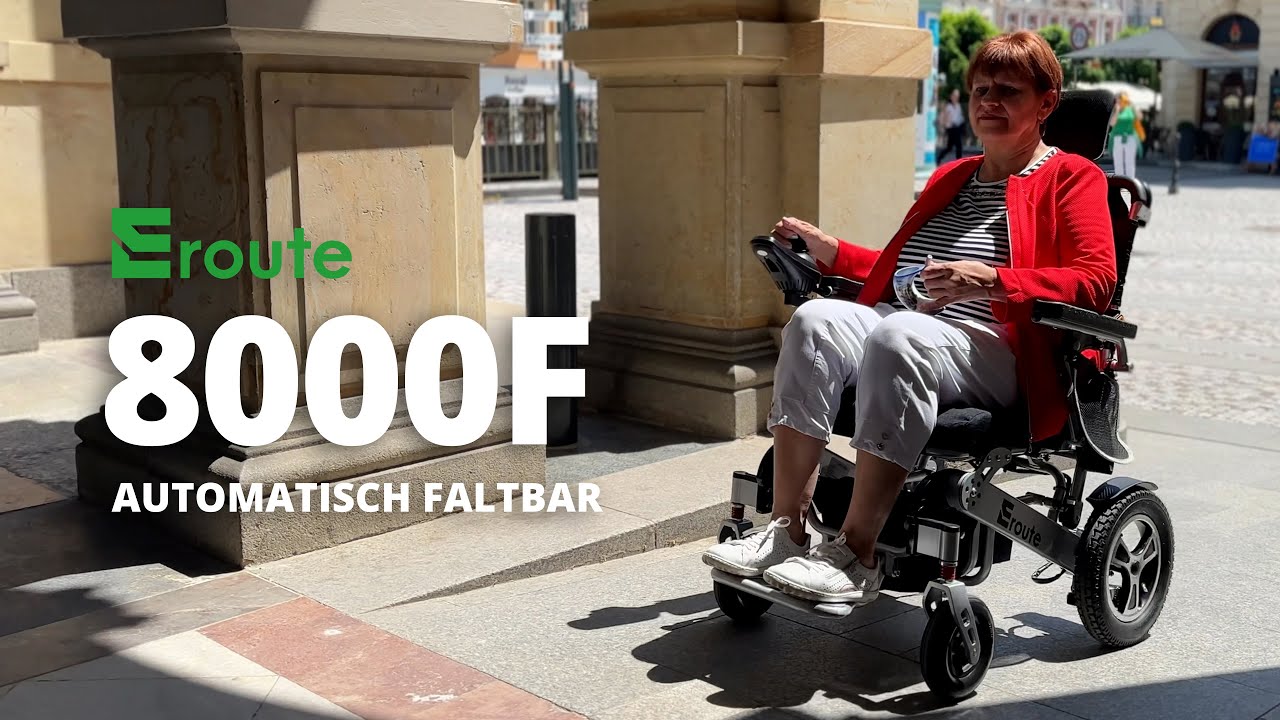 Eroute 8000F – Automatisches Falten und Entfalten – Leichter faltbarer Elektrorollstuhl