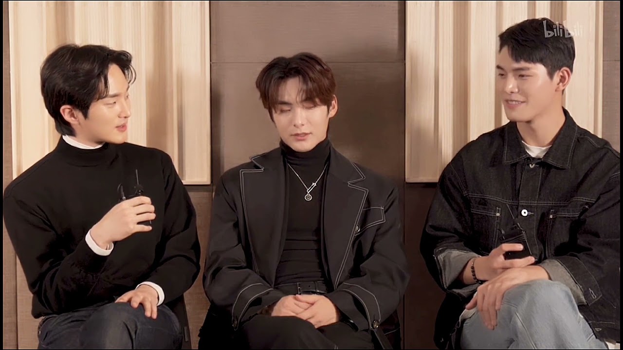 A.C.E 에이스 - Jun, Hyun Woo, Tae Jung 《Tinted With You》Interview on Bilibili (Eng Sub) Korea BL Drama