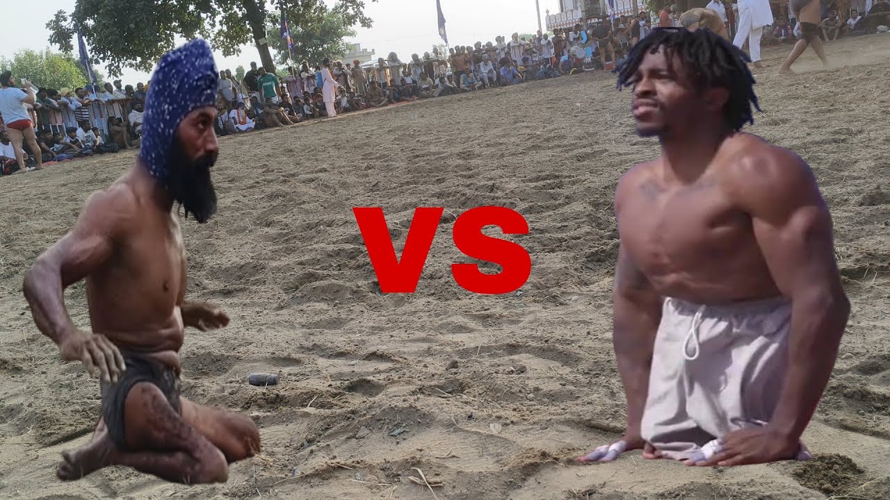 Two disable wrestler wrestling Viklang Pehlwano ki Kushti 