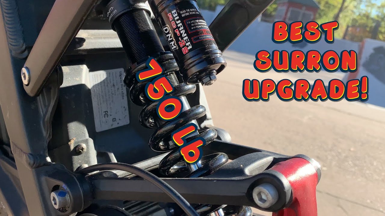 BEST SURRON UPGRADE! l DNM 750lb Rear Suspension l