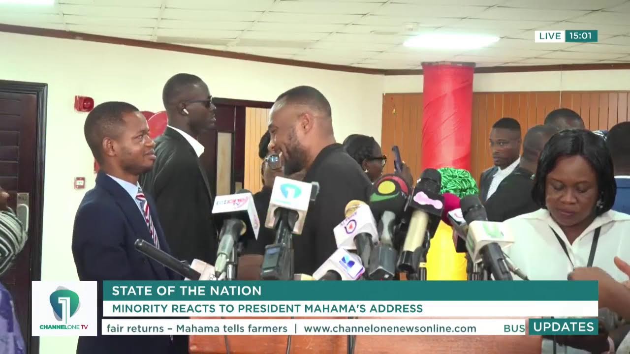 LIVE!!! SONA 2026: Minority Responds to President Mahama’s Address
