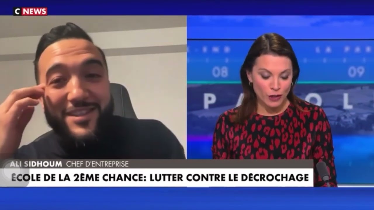 Ali Sidhoum, ancien stagiaire de l'E2C93, CIO de Trust It, t&eacute;moigne sur Cnews