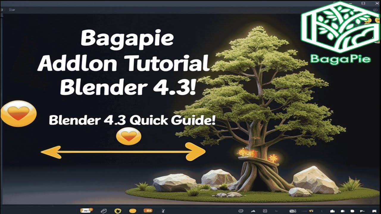 ULTIMATE BagaPie 🌿 Tutorial – Blender 4.3 📦 Addon Guide 🎥