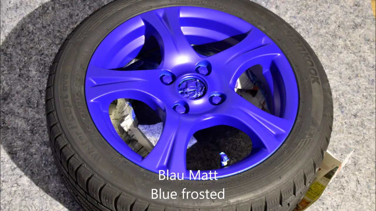Sw-Tuning Tutorial Application Video Foliatec Rim Film Spray Foil
