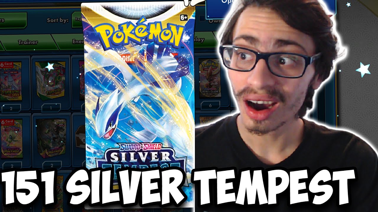 BUSTED Pulls! Opening 151 Silver Tempest Packs On PTCGO! How Many Lugias Can We Get?!
